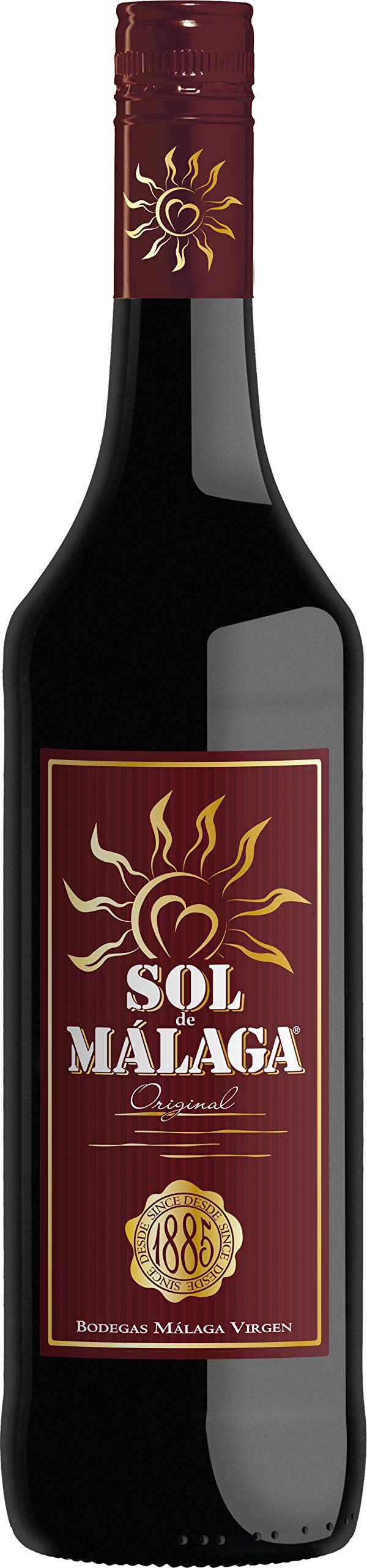 Sol de Malaga - Packung mit 6 Flaschen à 75cl - Süßer Likörwein D.O. "Malaga"