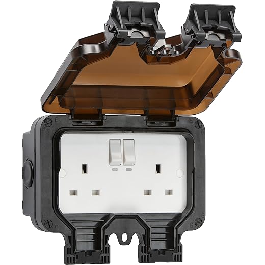 Smart WiFi Waterproof Outdoor Double Socket