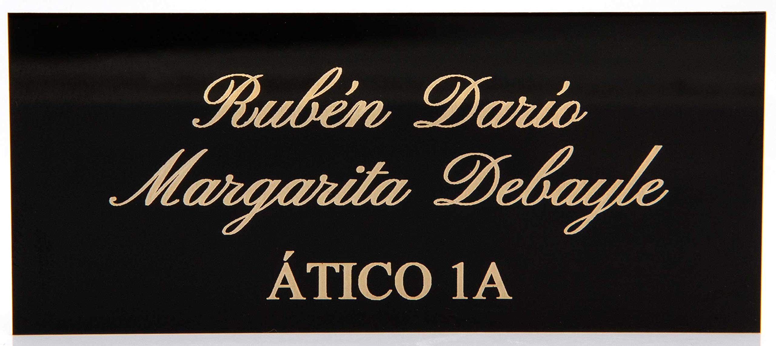 Lote hasta 30 Comunidades de Vecinos (Negro Brillante/Grabado Dorado)