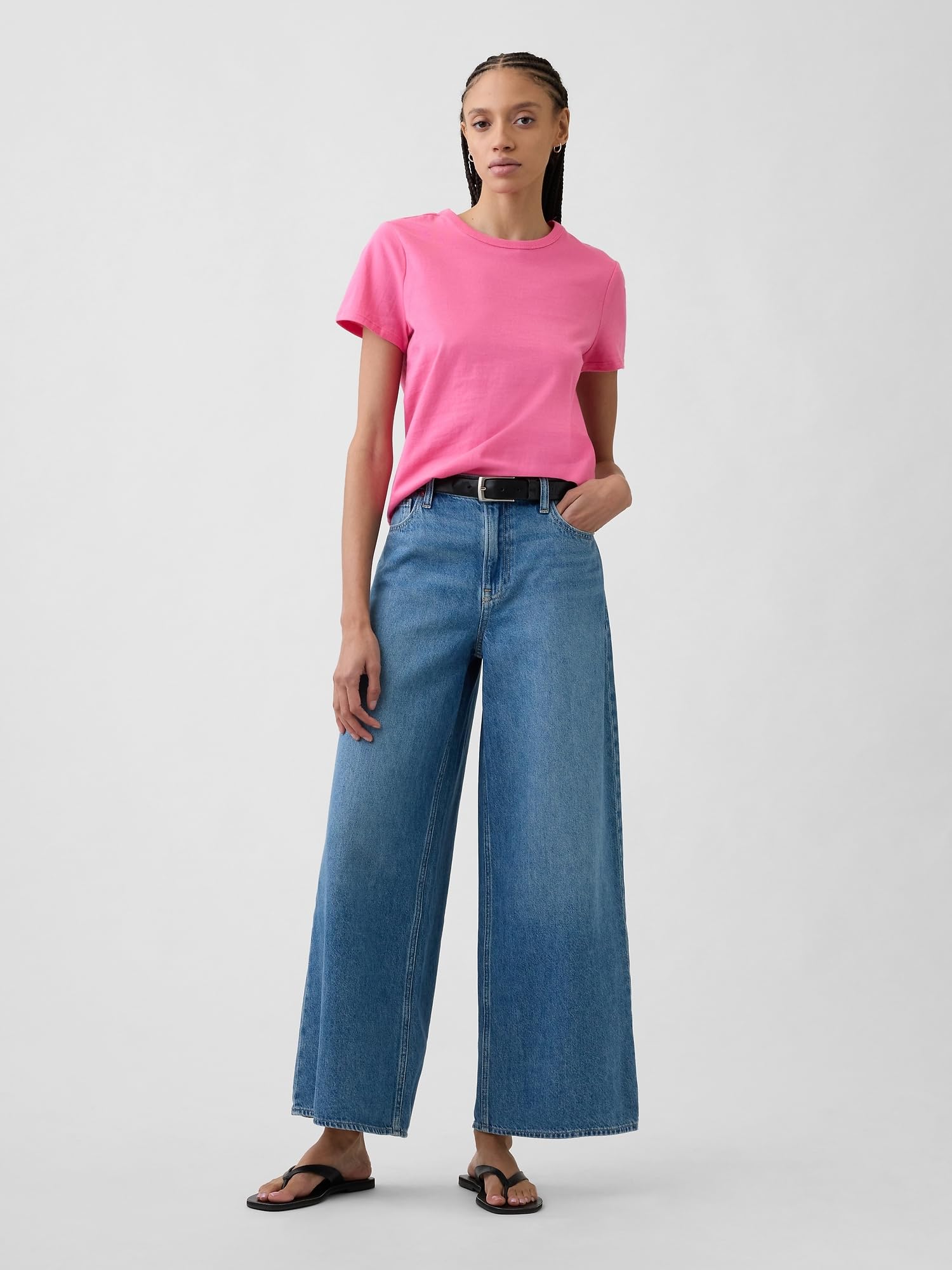 Gap V-SS FAV Crew SLD Camiseta Mujer (Pack de 1)