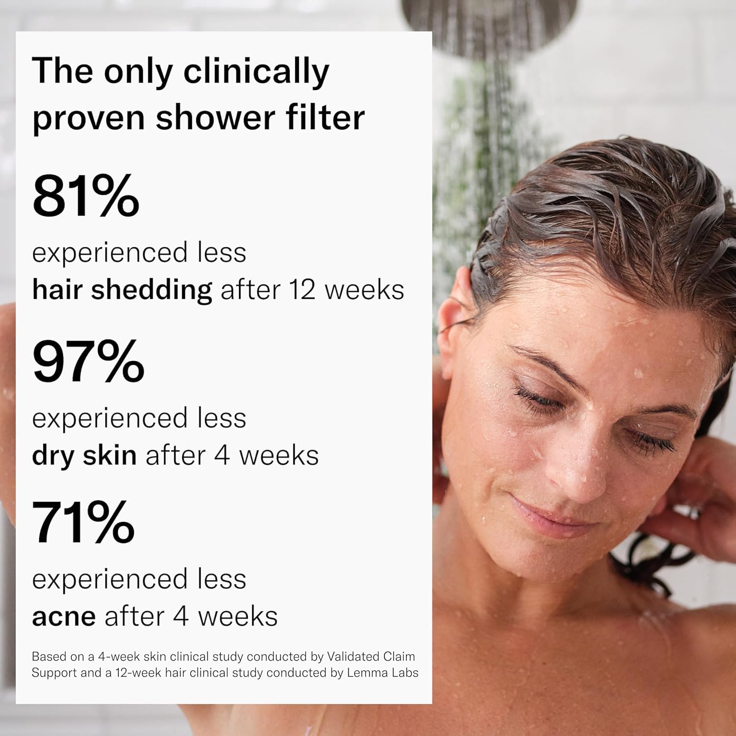 THE JOLIE FILTERED SHOWERHEAD with Shower Filter System- High Pressure Showerhead, Hair and Skincare Accessory to Improve Beauty and Personal Care Routine (New Modern Chrome- Retail Packaging)