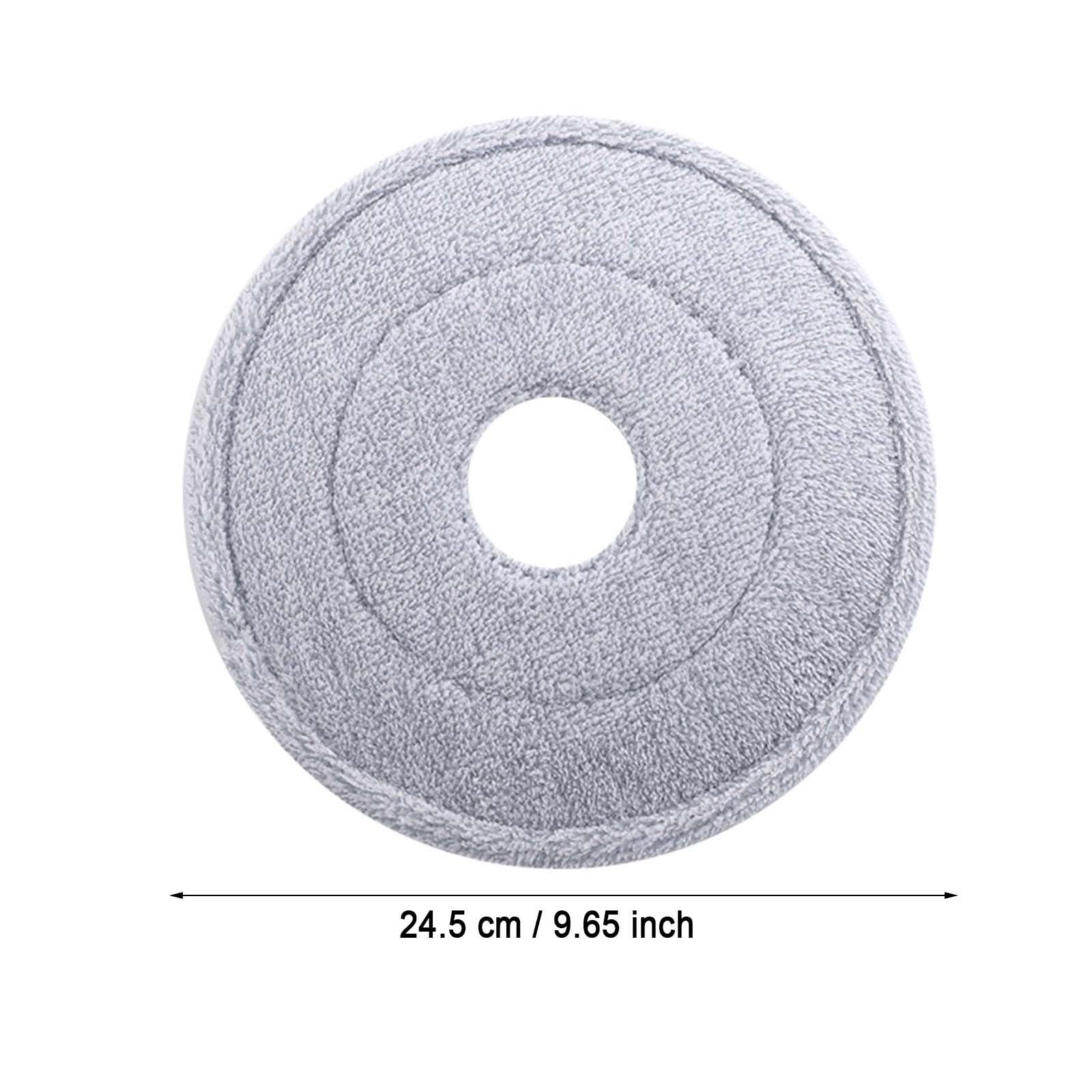 Mopa de microfibra sin necesidad de lavar a mano, repuesto de cabezal de fregona redondo plano de microfibra estándar Best 061260