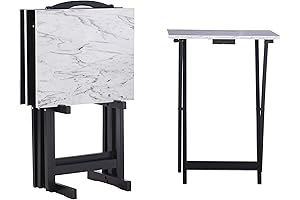 Linon Tray Table Set: Ideal Compact Dining Solution