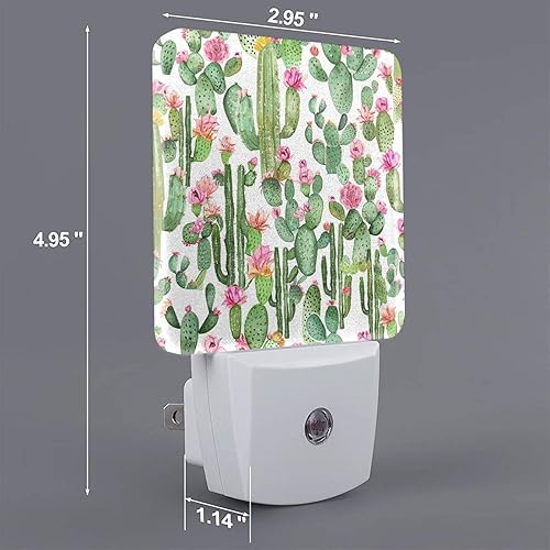 Miniatura 2 de Juego de 2 lámparas de noche LED con diseño de mariposas moradas, con sensor automático, luces nocturnas de emergencia, estrellas brillantes, juego