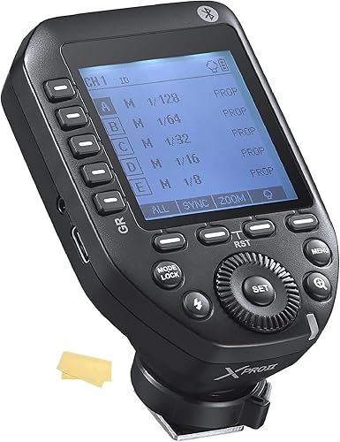 Miniatura 14 de Godox XProII-C TTL - Transmisor de disparador de flash inalámbrico compatible con cámaras Canon, 2.4G 1/8000s HSS, conexión Bluetooth, nuevo bloqueo