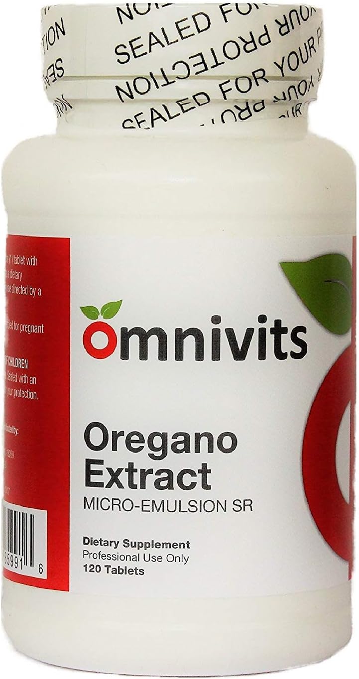 Oregano Extract Micro – Emulsion SR | 50mg Emulsified Oregano Oil from Leaf| Carvacrol Thymol | Powerful Antioxidant | Sustained Release | 120T
