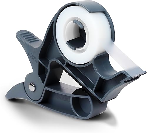 Wrap Buddies Herramienta de envoltura de regalos de mesa, 2 abrazaderas, abrazadera de envoltura de regalo con dispensador de cinta para envolver