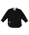 Pooja Baby Kids Stylish Solid Style Cotton Regular Fit Kurta Formal Boys Shirt Casual Wear Buttoned Kurta for Boys (2-3 