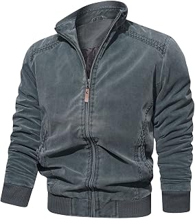 Blandoom Winter Jackets for Men UK Jacket Multi Pockets Cycling Jacket Mens Bomber Jackets UK Waterproof Rain Jacket Mens Rain Jacket Mountain Hiking Working Jackets