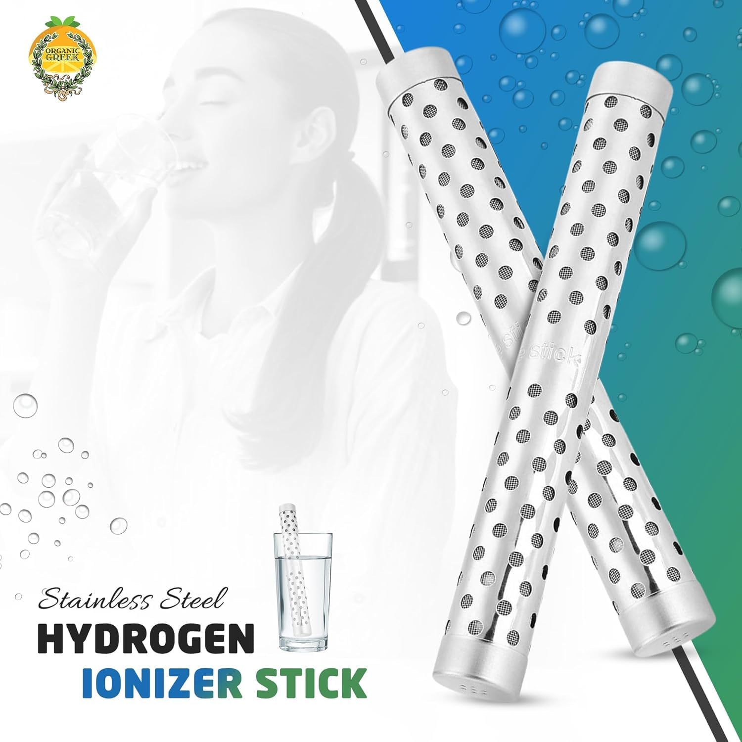 【ゅ੭Ʊ˚ぃԑι˝ぃι˝ 】水素活性スティック×４本 Amazon.com: Alkaline Hydrogen Water Ionizer Stick – Stainless