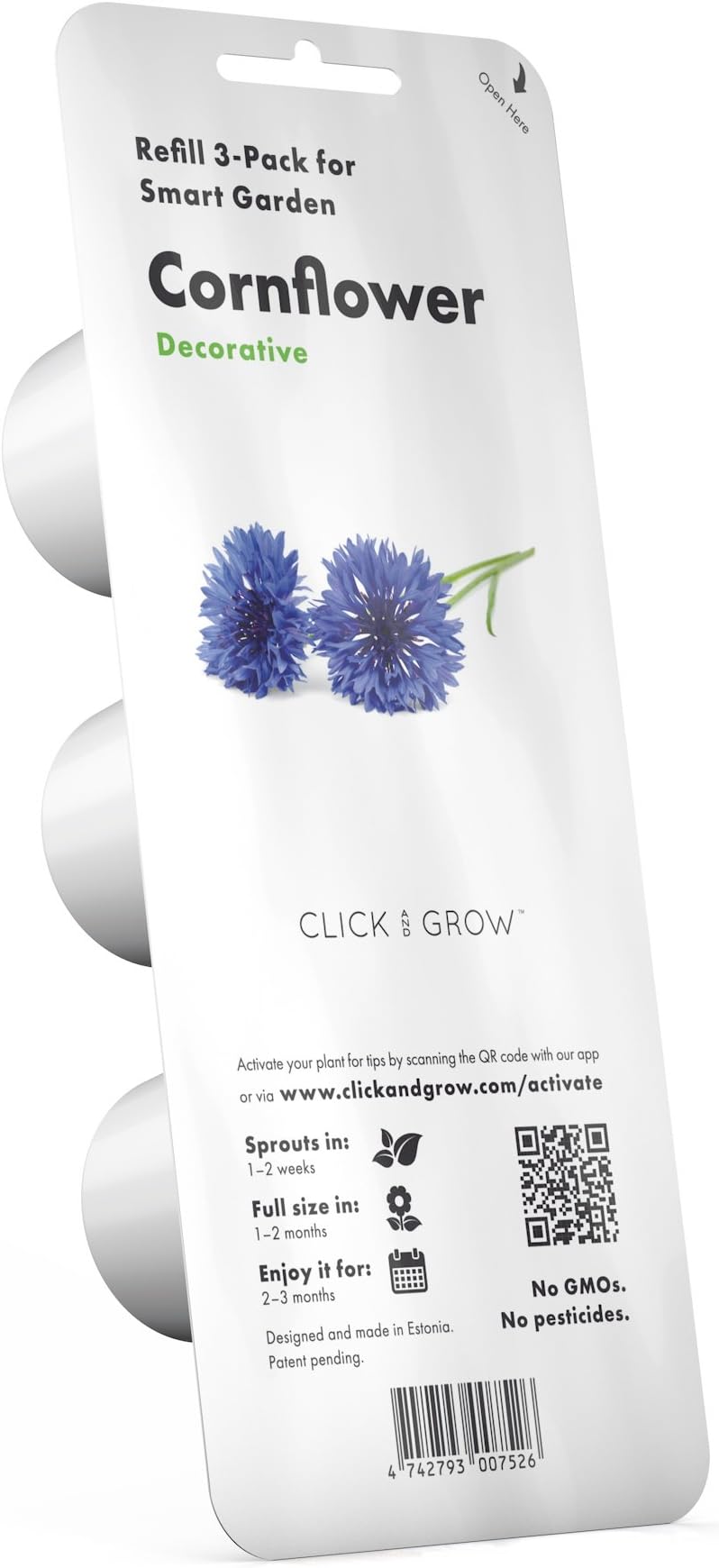 Smart Garden Cornflower Plant Pods, 3-Pack