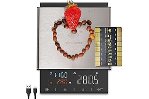Coffee Scale, 3kg/0.1g High Precision Espresso Scale with Timer, Color HD LCD...