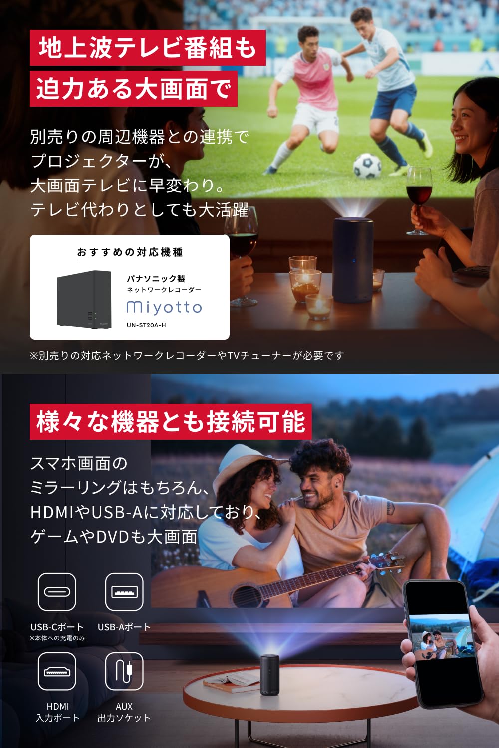 Amazon.co.jp: Anker Nebula Capsule 3 & 公式プロジェクタージンバル