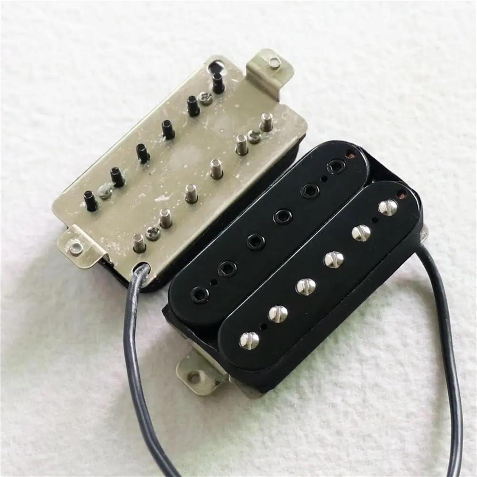 Pickup Gitary Elektrycznej Niklowo-srebrny przetwornik gitarowy Alnico 5 z humbuckerem(Neck)
