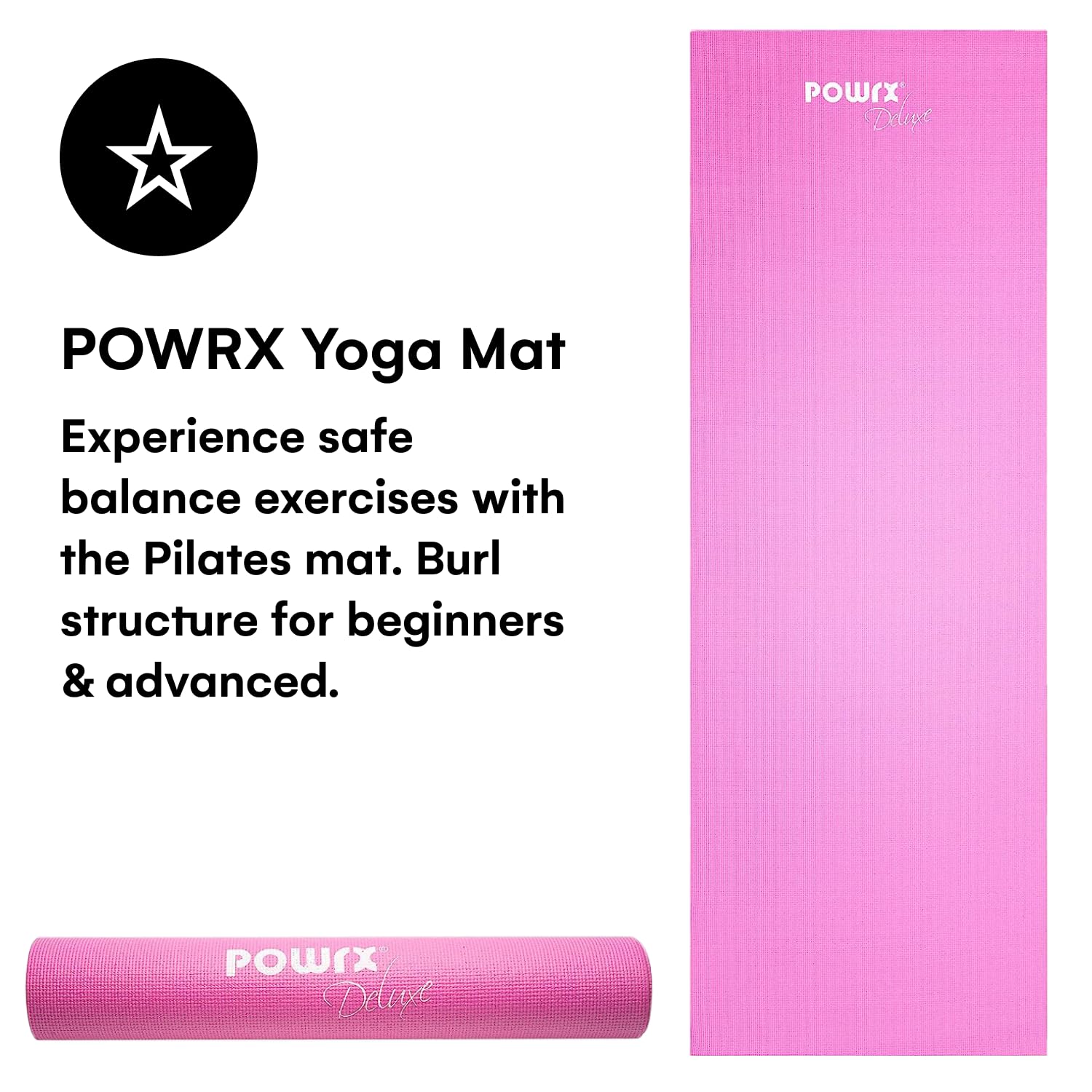 EVA U2013 Tapis De Yoga Antidérapant En PVC De 173cm, Tapis De Gymnastique Pour Le Sport, La Santé