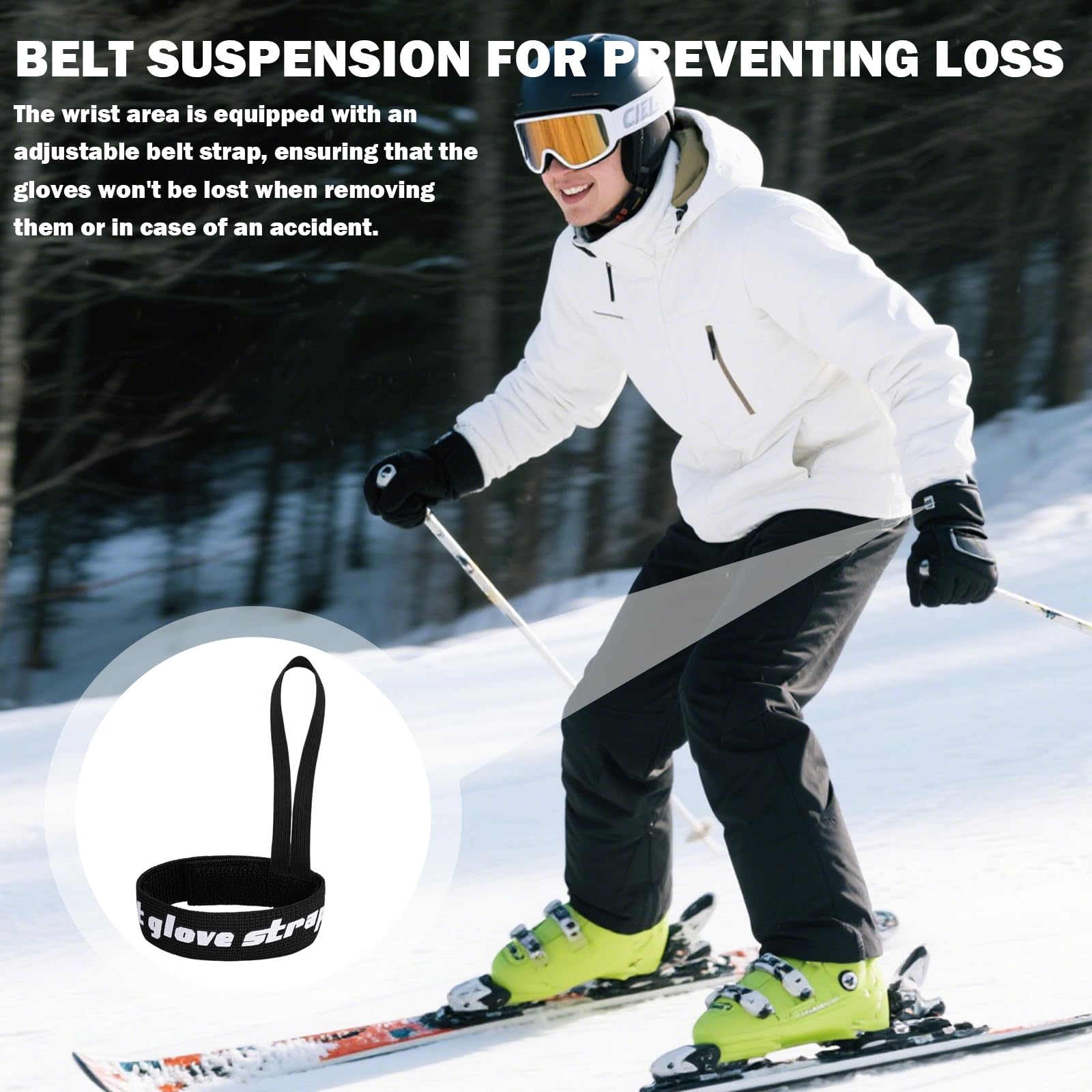 WQNNQW 4 Stck Handschuh Schlaufen, Handschuh Band,Ski Zubehr,Snowboard  Handschuh Leine Fr Skifahren - Outdoor Sport Hngende Handschuhe Ski Sport  Im Freien Zubehr : Amazon.de: Sport & Freizeit