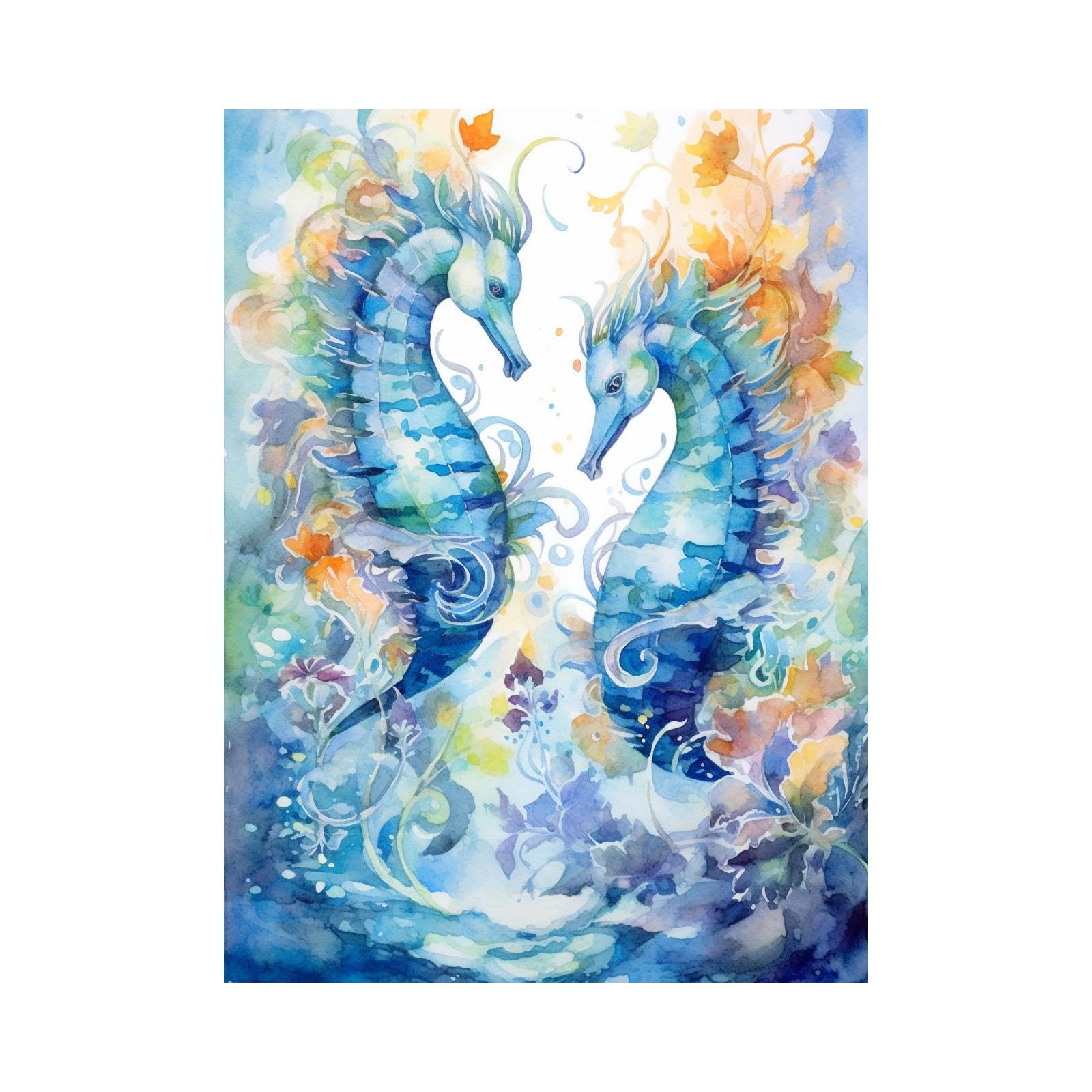 水彩画 ピクニック(額縁付き) 水彩画 ピクニック(額縁付き)