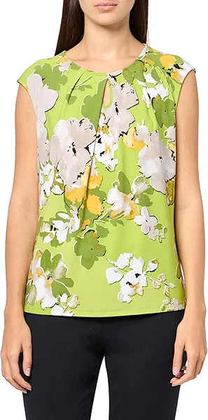 Kasper Womens Printed Ity Extended Shoulder Keyhole Ca