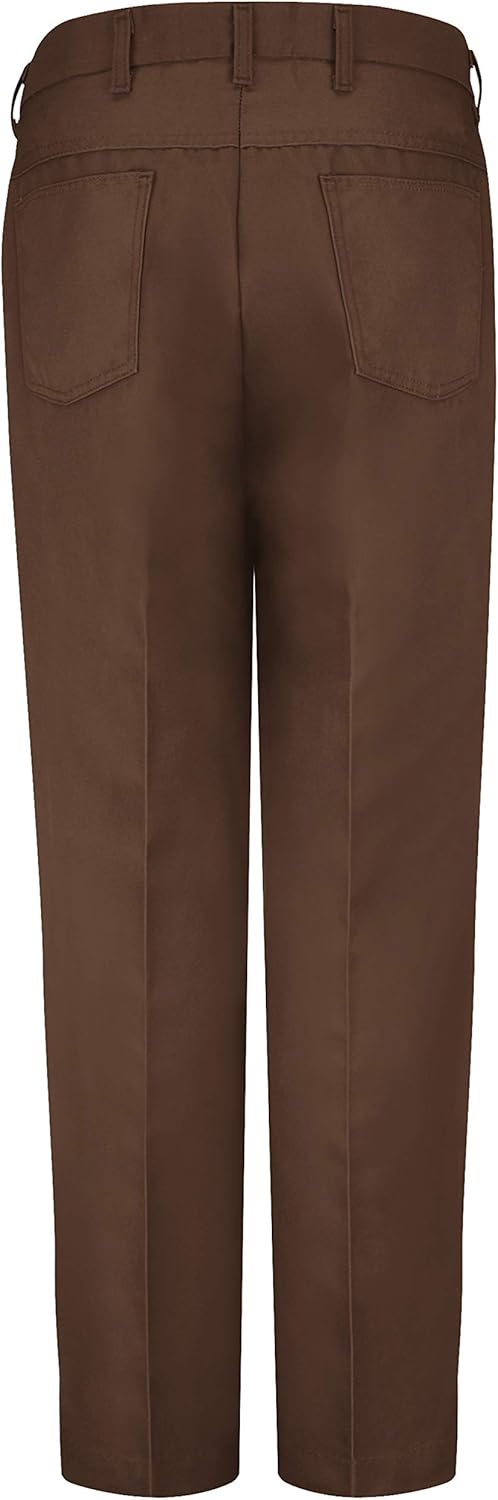 Red Kap Men's Jean-Cut Pant 29W x 34L Chocolate Brown