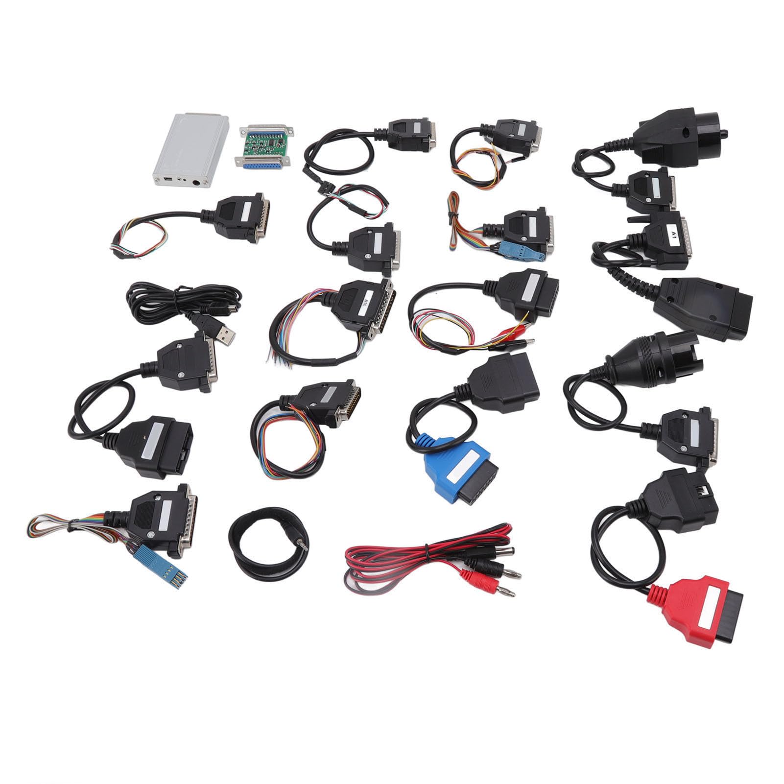 Kit Diagnostico Auto, Set Universale da 20 Pezzi con Strumenti di Scansione e Analizzatore Elettronico, Tester per Controllo Circuiti, Sensori e Guasti di Automobile