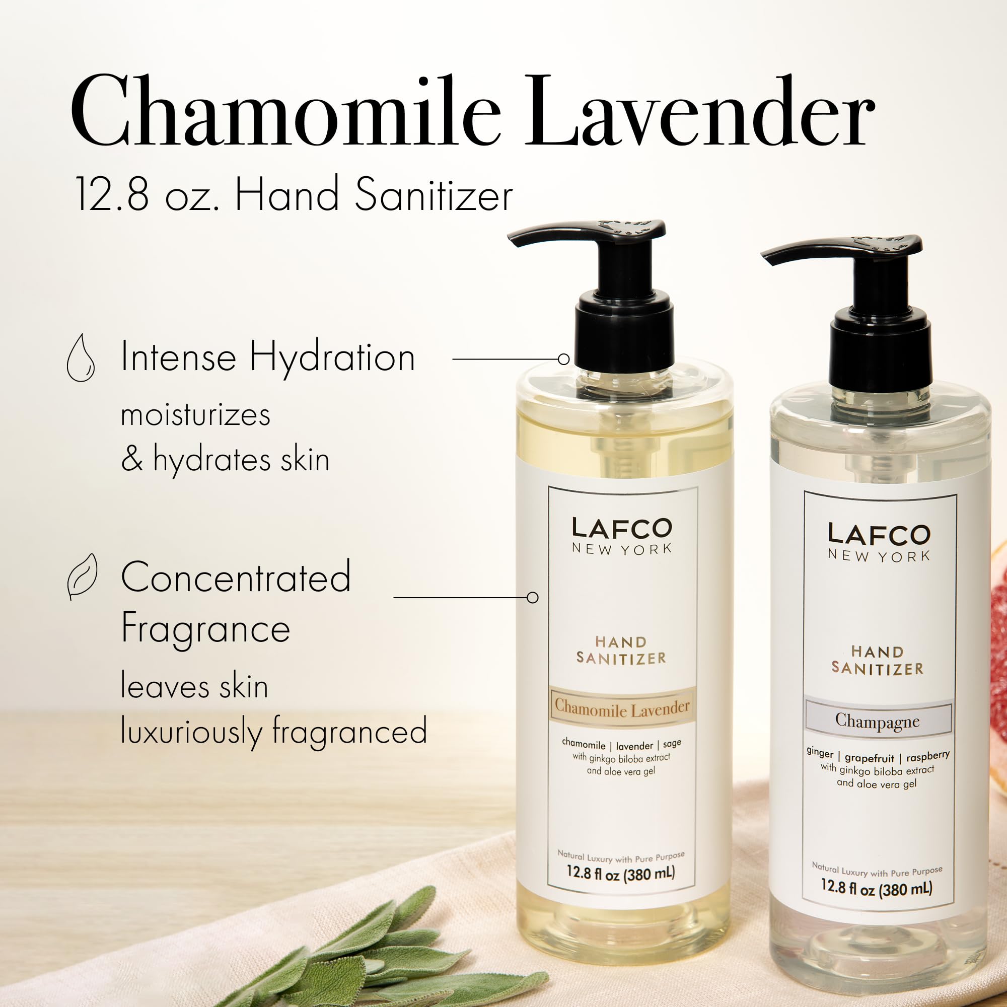 Amazon.com : LAFCO New York Hand Sanitizer, Chamomile Lavender
