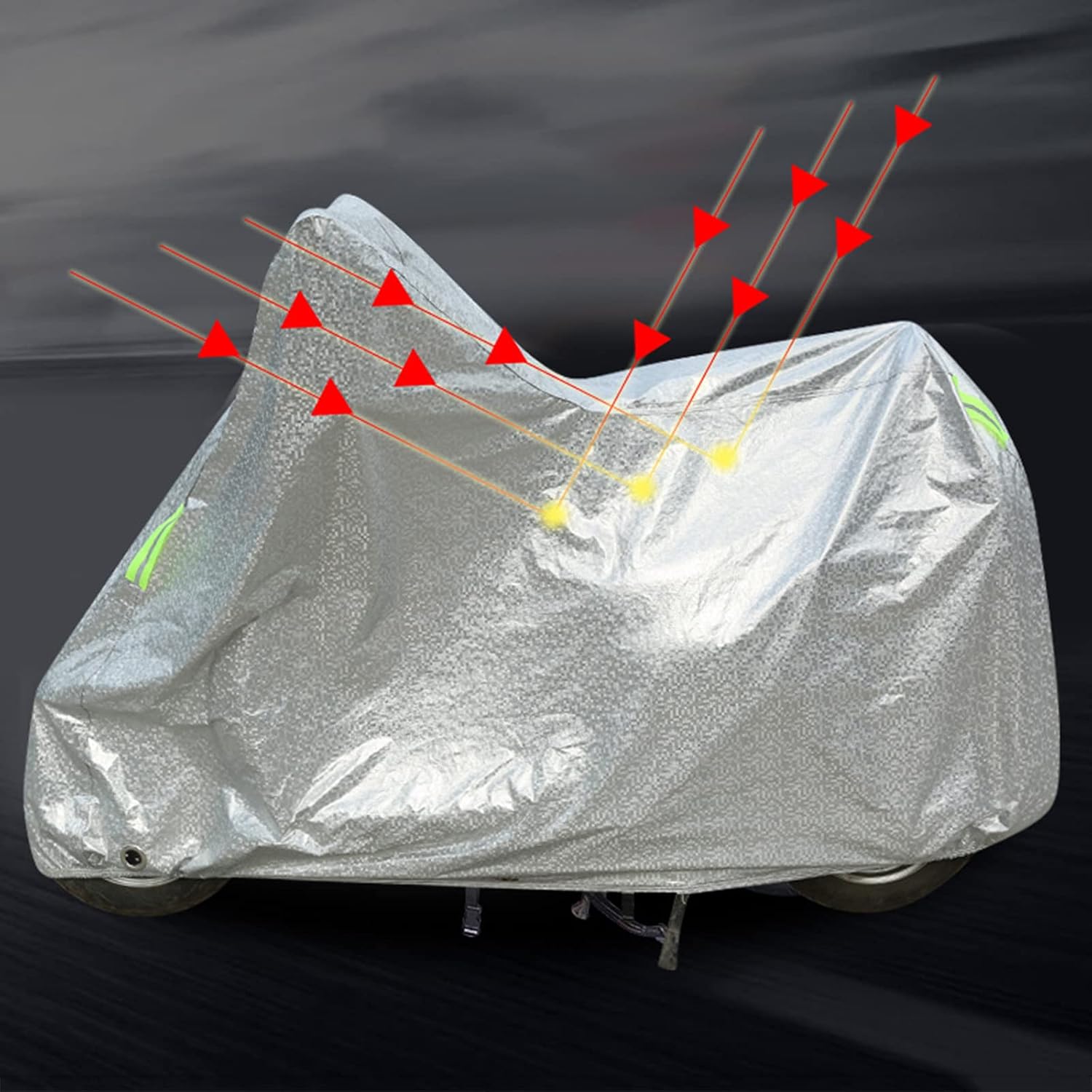 Outdoor Storage for Motorcycle Rain Covers Rainproof-and Sunscreen Anti-UV Ventilation