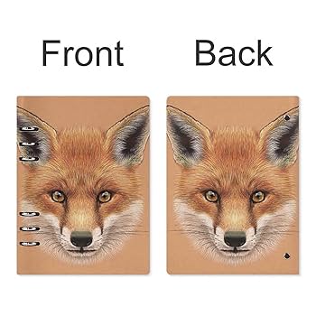 キツネ（プロフ必読) Amazon.co.jp: ルーズリーフノート キツネ 狐 かわいい システム