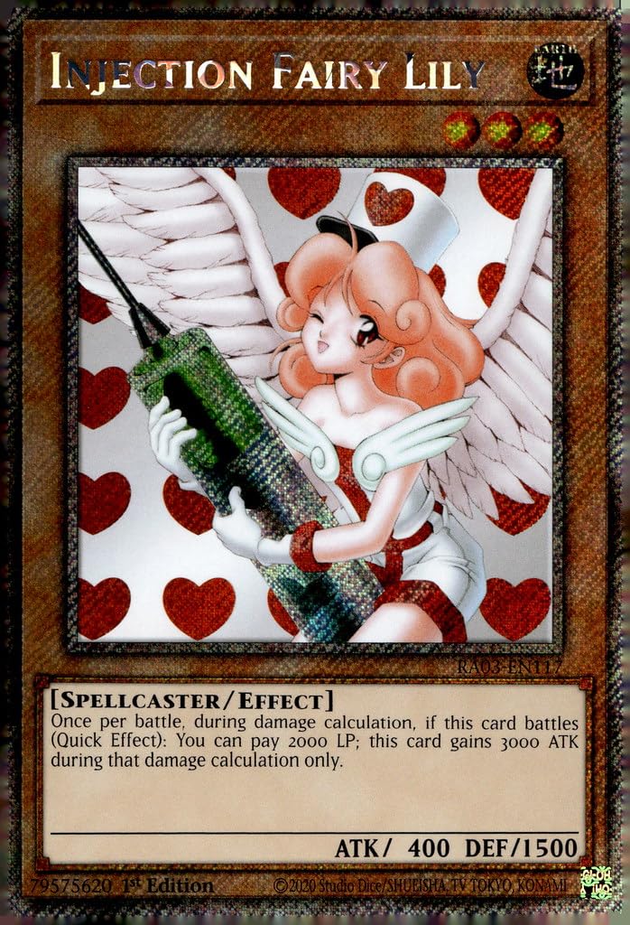 Amazon.com: Injection Fairy Lily (Platinum Secret Rare) - RA03-EN117 -  Platinum Secret Rare