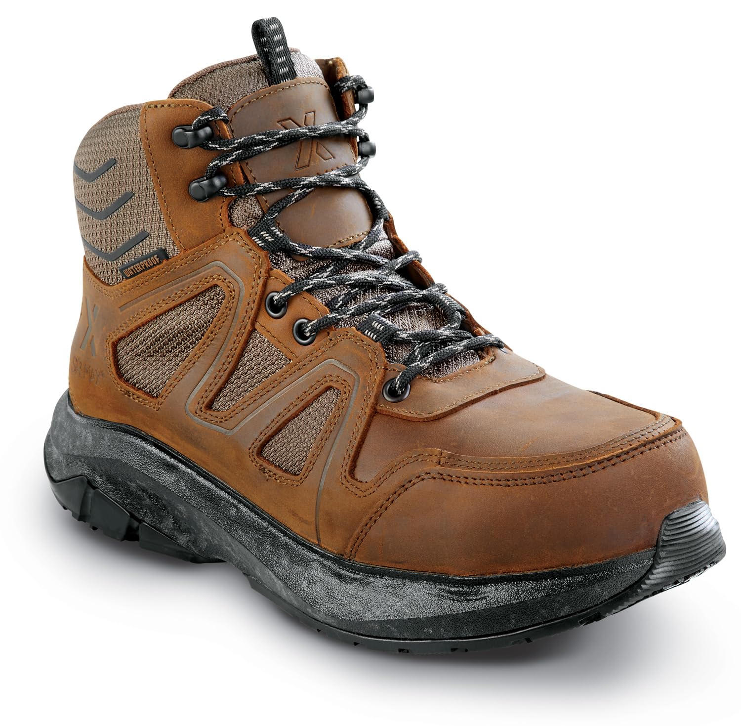 SR Max/Blumaka Ridgway, Men's, Brown, Steel Toe, EH, WP, MaxTrax Slip Resistant, Hiker, Work Boot (11.0 M)