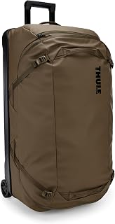 Thule Chasm Wheeled Duffel, 내후성 소재, 내부 디바이더, 딥 카키., 원 사이즈