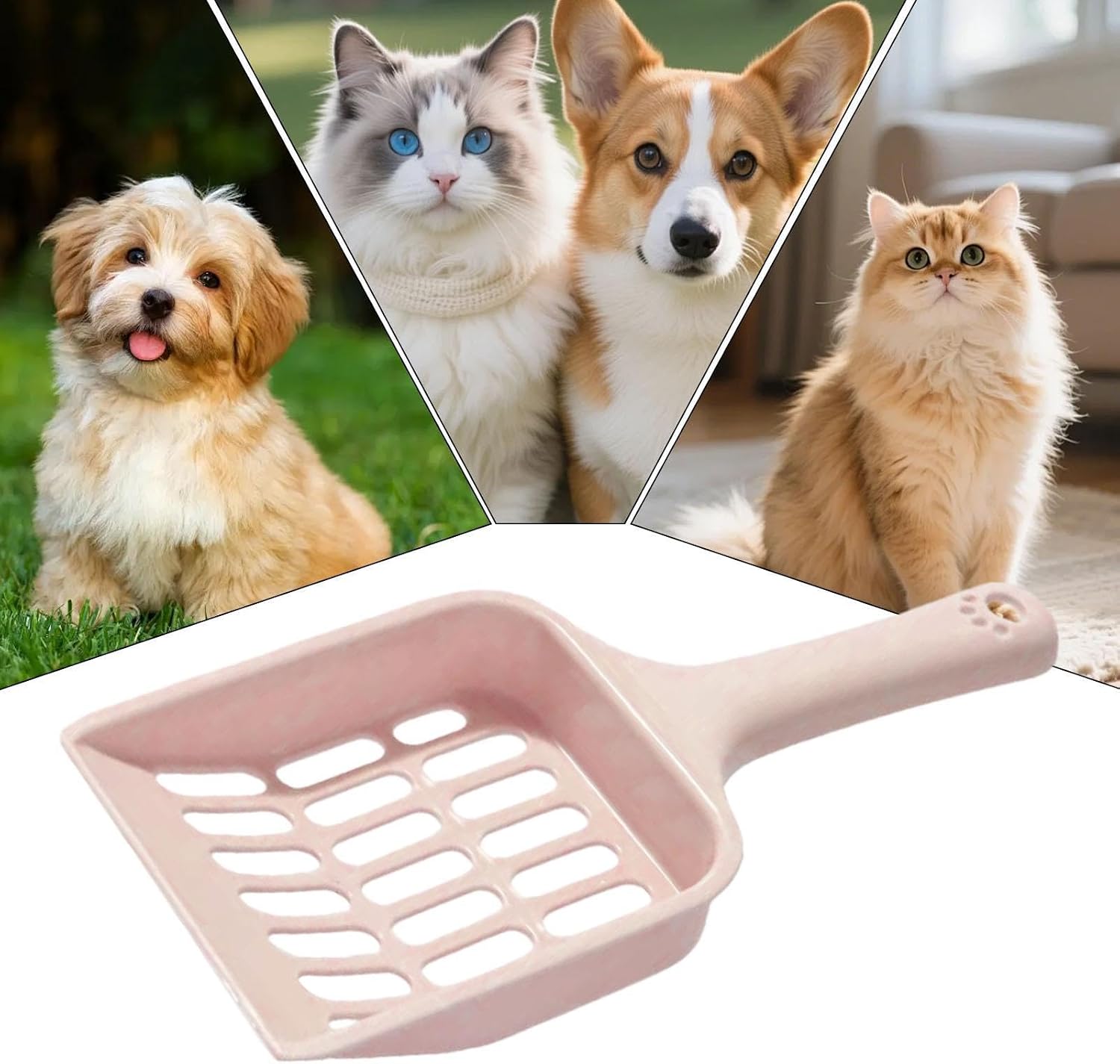 Cat Litter Scooper Ergonomic Poop Shovel image 4