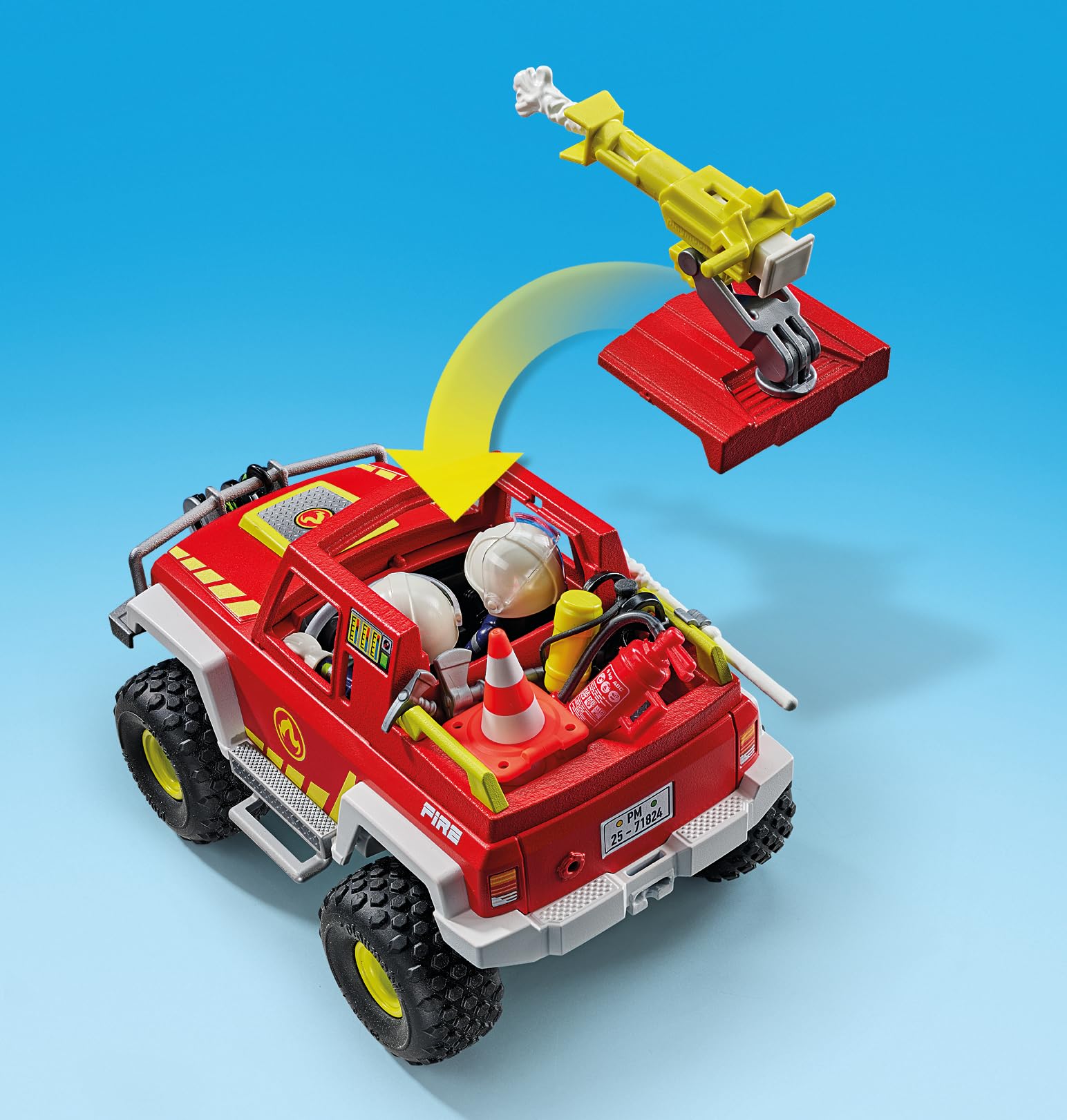 PLAYMOBIL 71824 - ACTION HEROES - Brandweerwagen