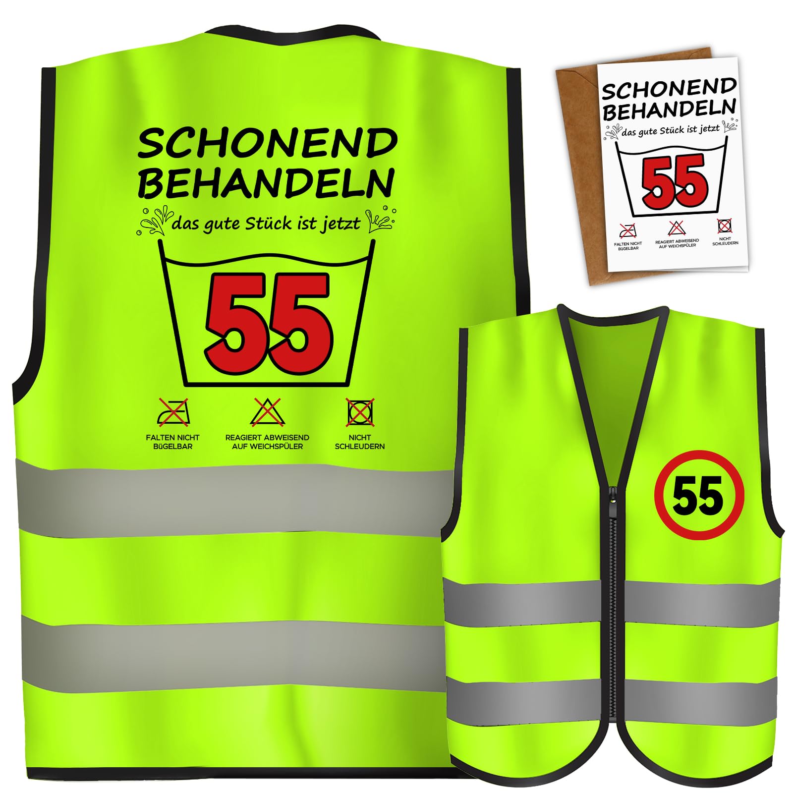 Giftota 18-80 Geburtstag für Männer Junge, mit Geburtstagskarte, Geburtstag Mann Geschenk, Geschenke Für Männer Geburtstag Weste, Lustige Geschenk Geburtstag Junge, für Geburtstagsfeier