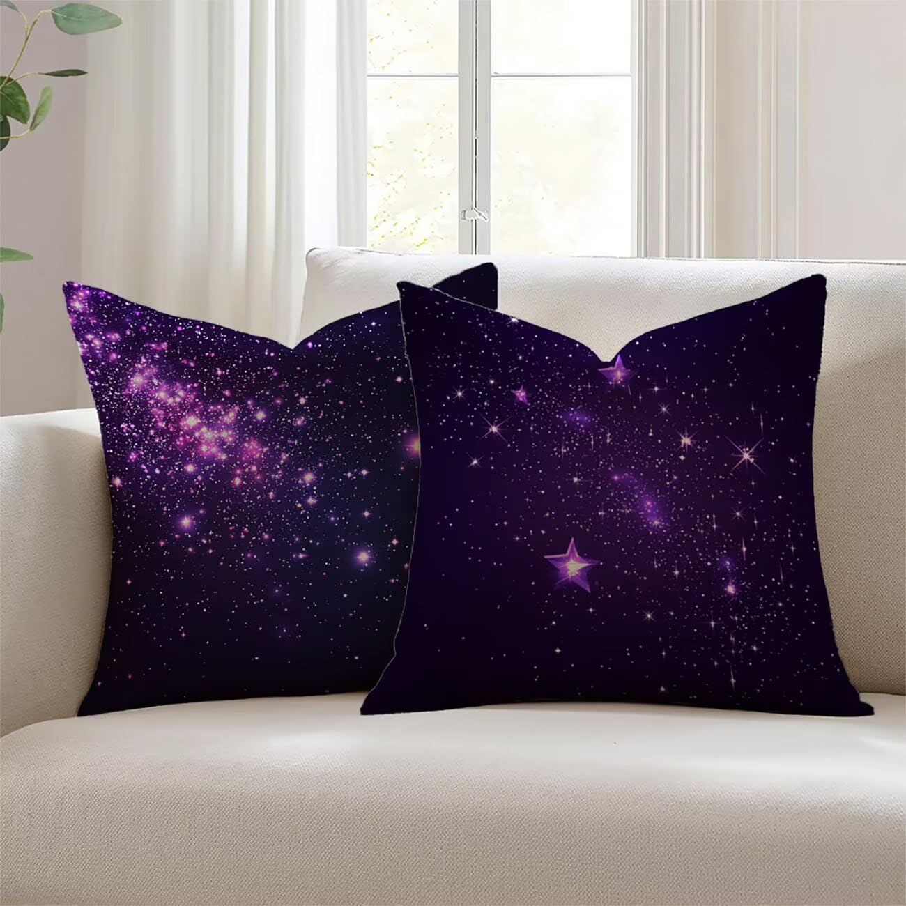 Housse de coussin contre l'humidité extérieure 24x24inch imperméable Lejnlnng