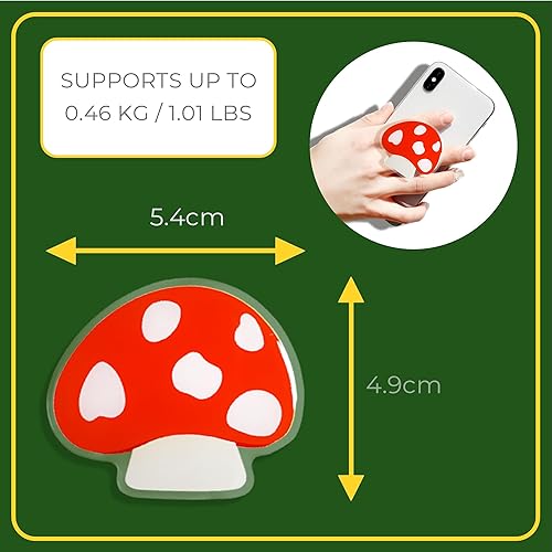 Miniatura 5 de GRIPONG - Soporte plegable expandible para teléfono celular, tableta, accesorio de teléfono celular (rojo)