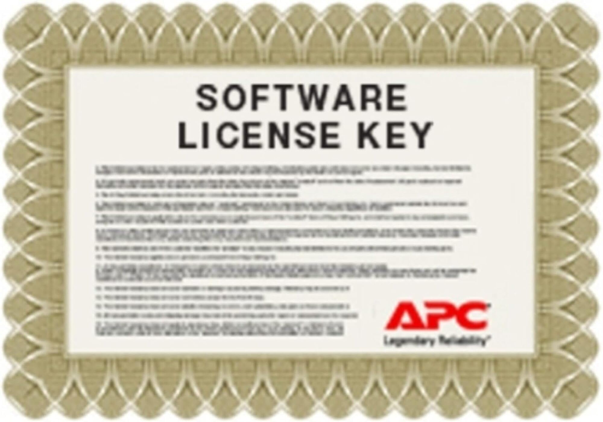 APC NBSV1010 licenza per software/aggiornamento