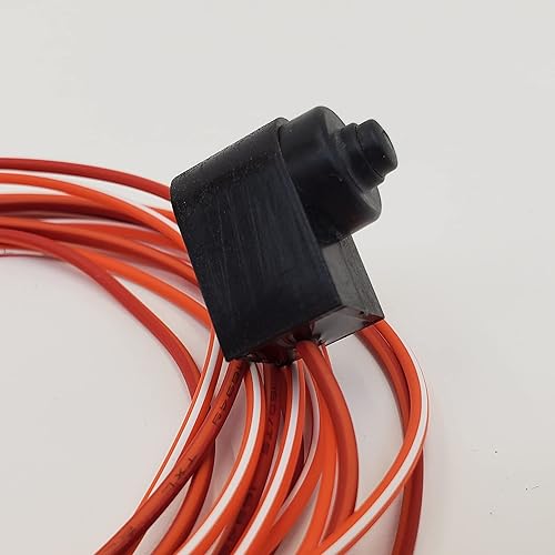 Miniatura 2 de Interruptor de luz de freno delantero montado en el manillar con cable de 50 pulgadas para Harley Street Glide 1996-2009, Electra Glide, Road Glide,