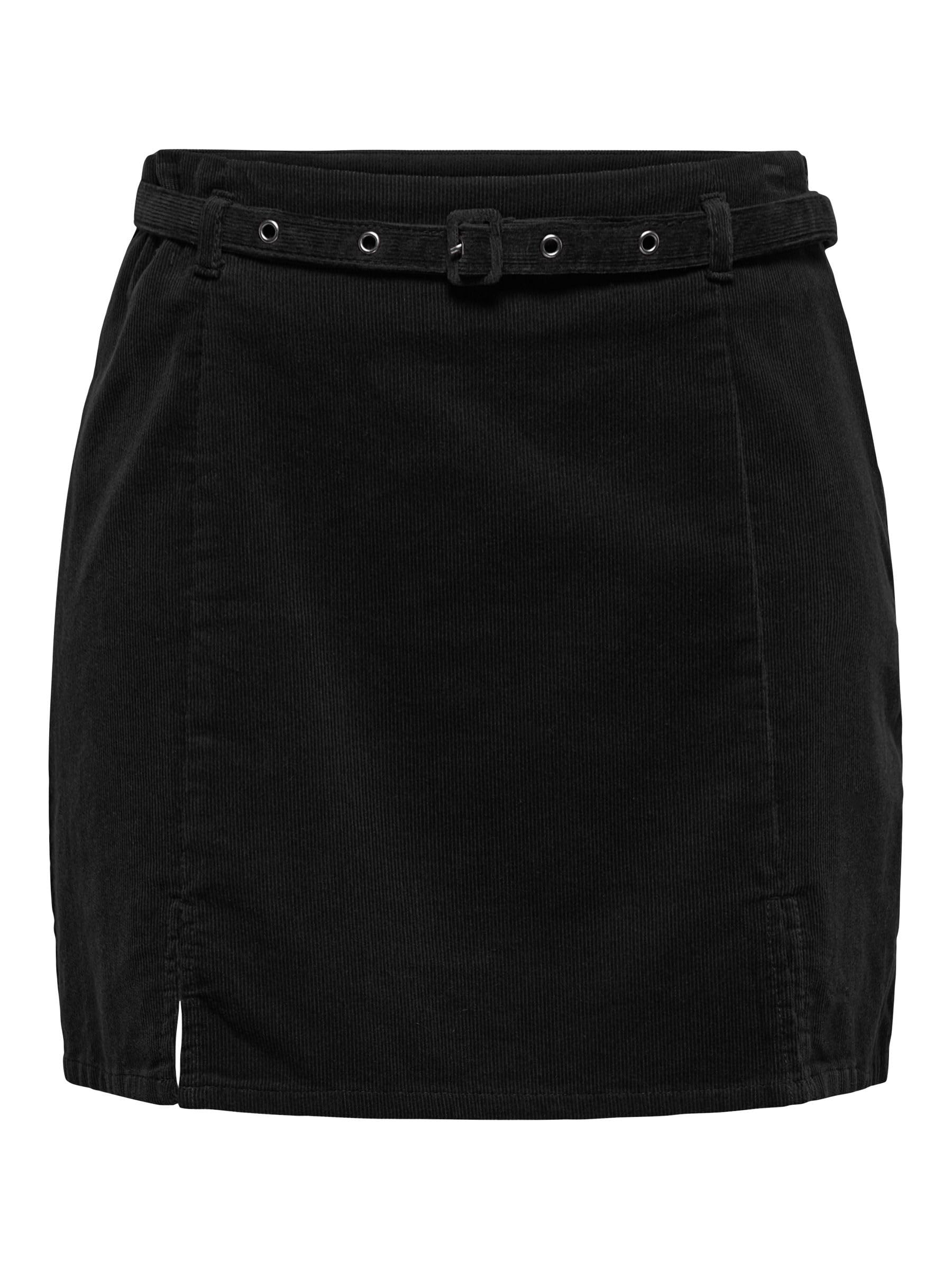 Only Damen Schwarz Rock Onlnessa Kurzer Rock