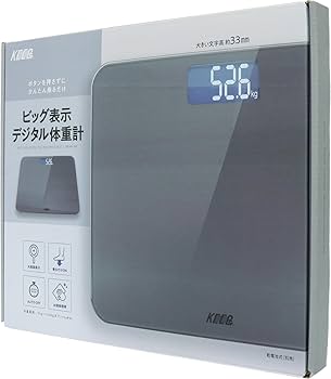 Amazon.co.jp : エステエール デジタル体重計 ビッグ文字 3.5cm