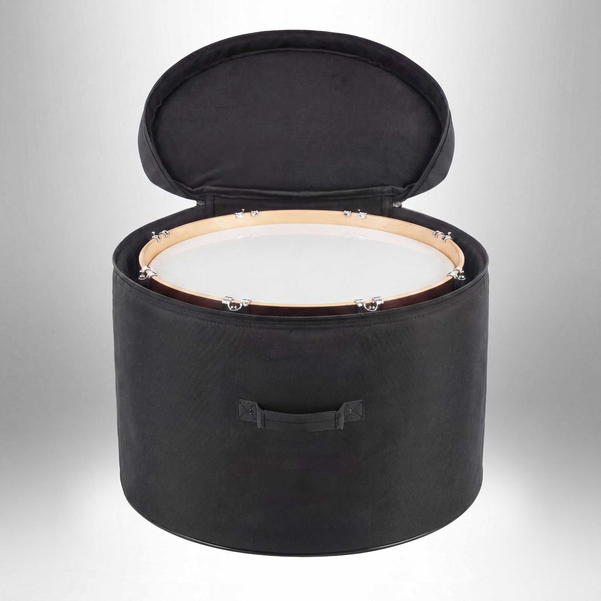 XDrum Bass Drum Tasche 18 x 14 Zoll, gepolstert, Schwarz, Drum Bag | Reißfeste Kunstfaser, wasserabweisend, Innenpolsterung, robuster Reißverschluss, Tragegriff