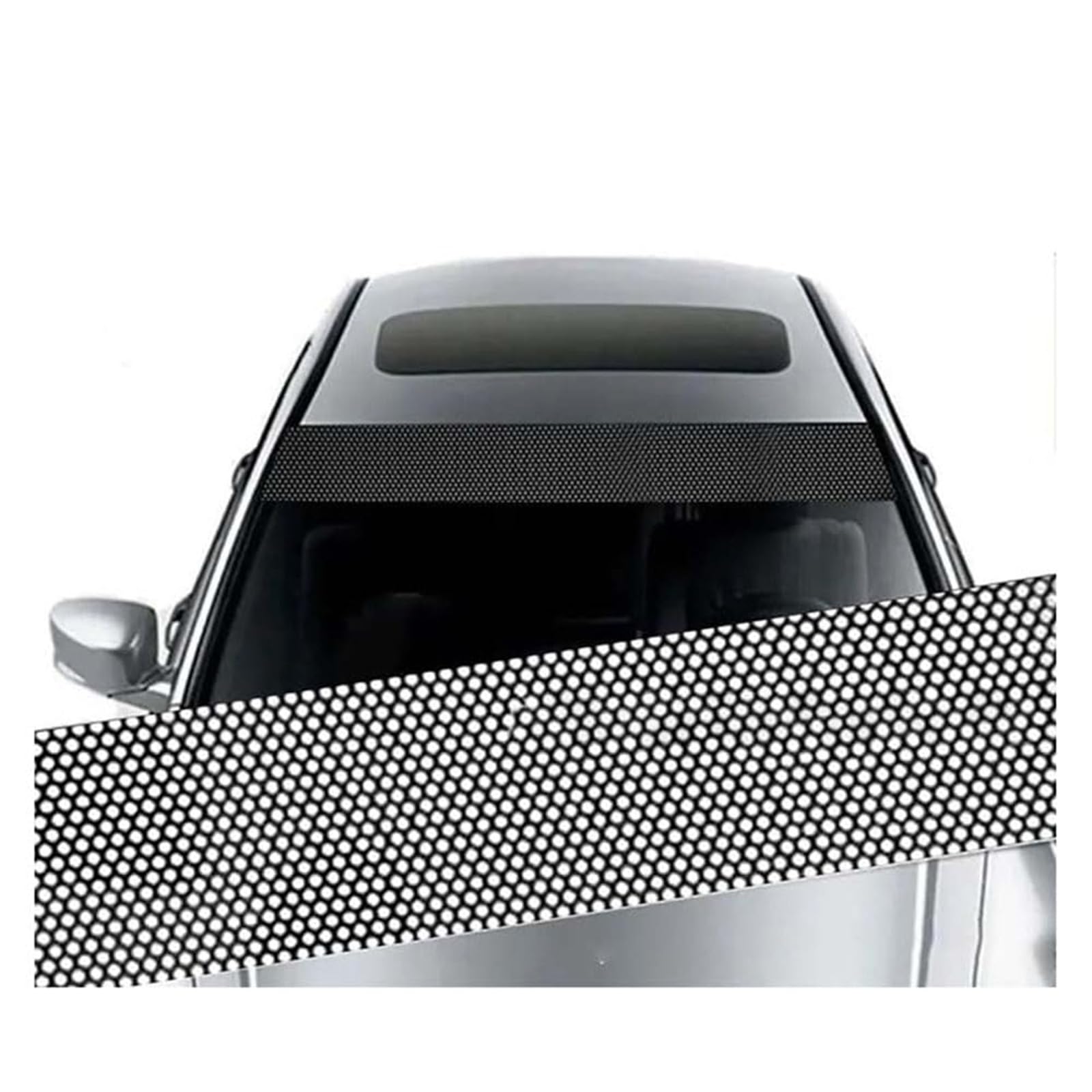 HJXCFUCDV Car Windscreen Sun Strip, for Opel Omega (Combi) (1994-2004) Windshield Visor Anti-Glare UV Protector Decal Vinyl Banner Sticker Waterproof Styling,C