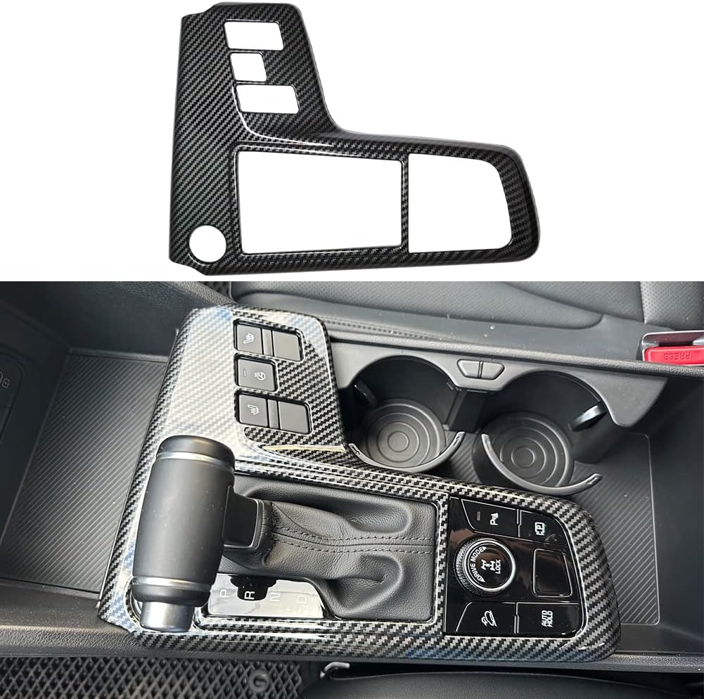 AOKIO Compatible with 2023 2024 2025 Kia Sportage Accessories Center Console Gear Shift Panel Trim Cover (Only for Fuel Version)