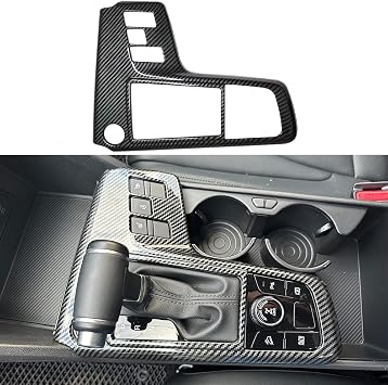 AOKIO Compatible with 2023 2024 2025 Kia Sportage Accessories Center Console Gear Shift Panel Trim Cover Only for Fuel Version