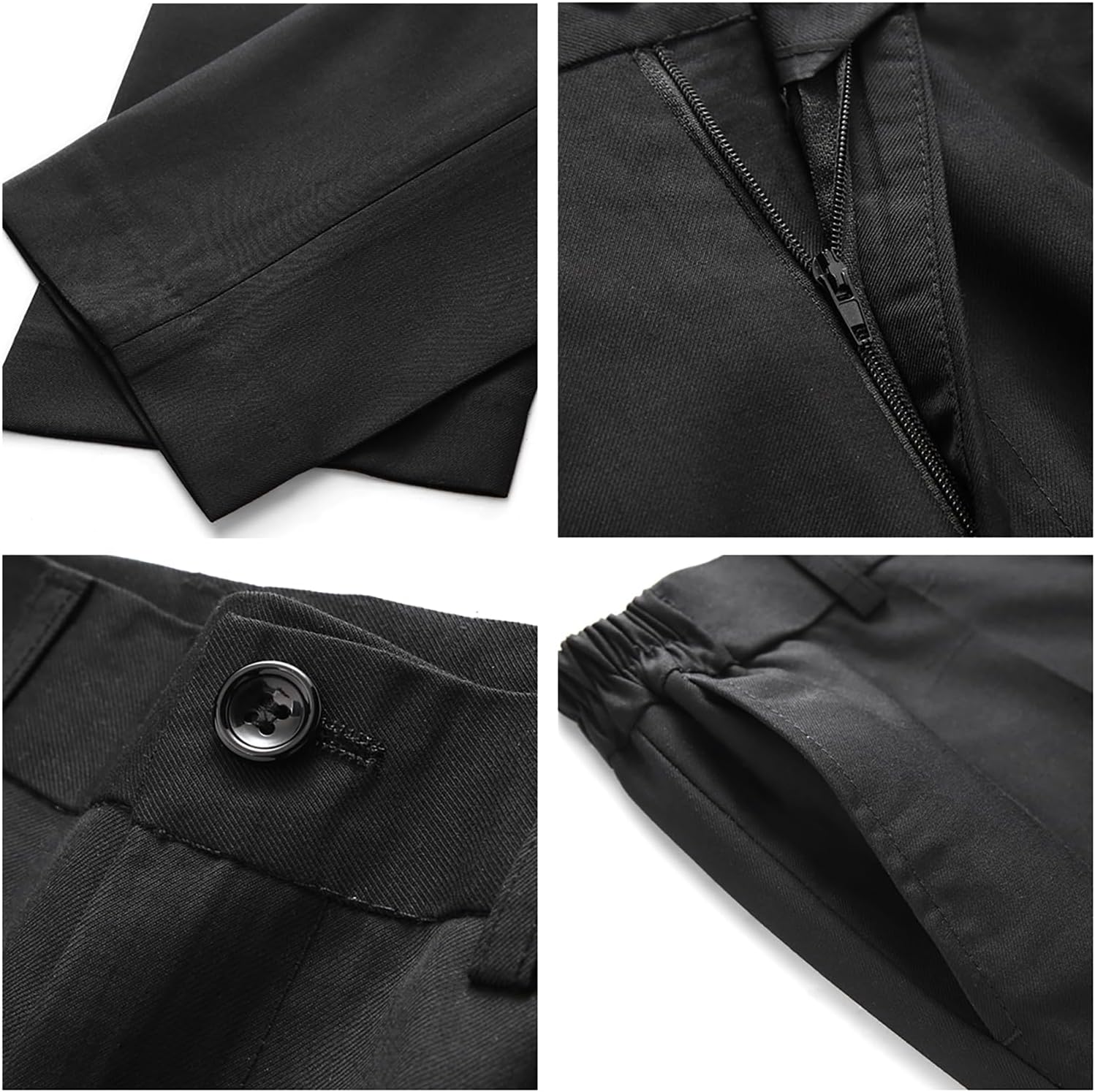 Boys Vest Suits 2 Piece Outfit Tuxedo Set for Kids Size 4-14 Formal Suit for Boys with Vest and Pants Set Slim - Image 5