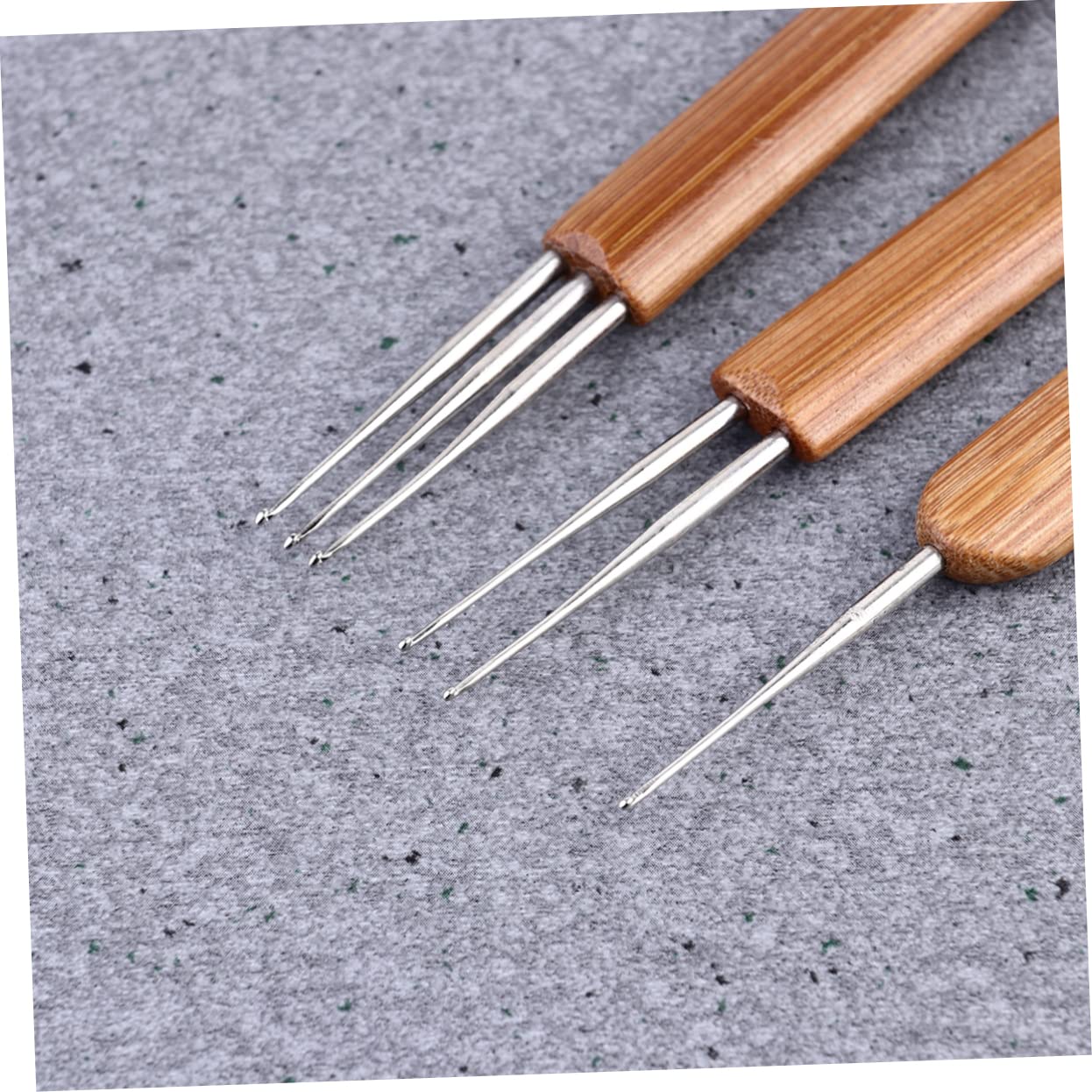 Ciieeo 2 Sets Haarstyling-hilfe Häkelnadeln Stricknadeln Für Dreadlocks Häkelwerkzeuge Bequem Zu Handhaben 6 Stück * 2