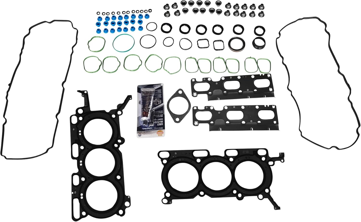 Partsflow Head Gasket Set for Lincoln Mks 2009-2010 for Lincoln MKT 2010 for Mazda 6 2009-2013 for Mazda Cx-9 2008-2013 .7l 3726cc 227cid V6 DOHC, (24 Valve) OE#HS26543PT-1