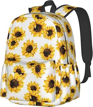 KiuLoam 17 Inch Backpack Sunflower 