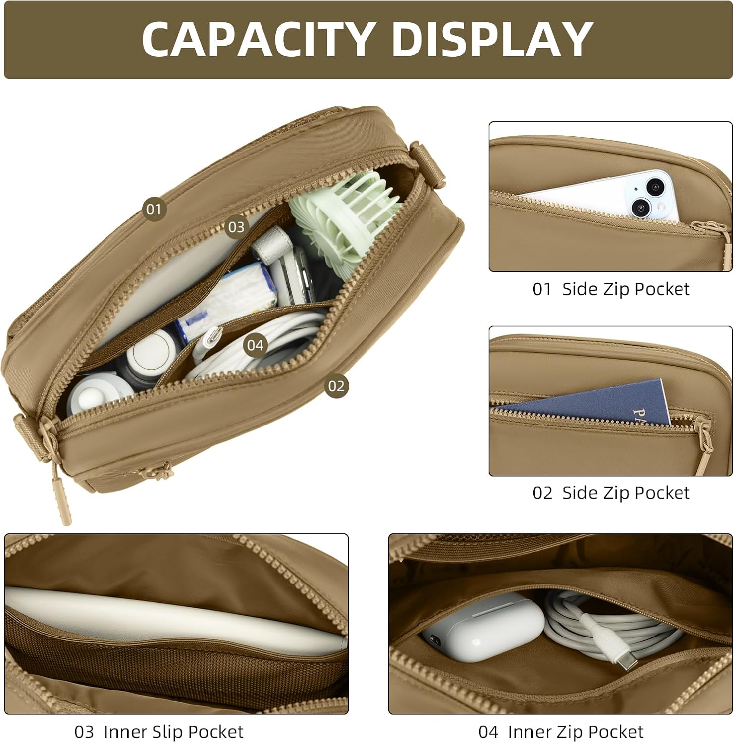 Small Checkered Crossbody Bag for Women Cute Purses Trendy Shoulder Handbags Wide Strap - Image 5