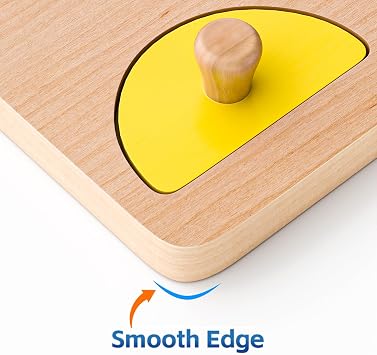 Wooden Shape Sorter Peg Puzzle for 1 2 3 Year Olds Toddlers