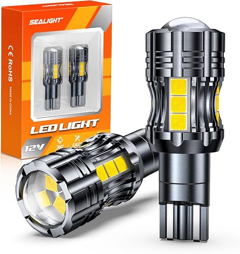 SEALIGHT 921 LED Bulb Reverse Lights 912 W16W T15 906 LED Backup Light 2pcs